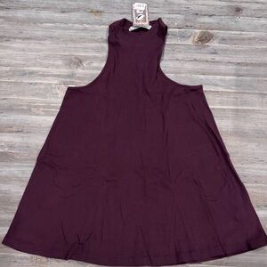 NWT Bamboa High Neck Bamboo Tank Mini Dress